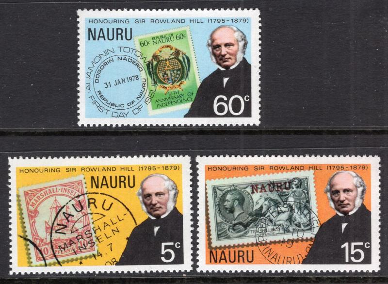 Nauru 195-197 MNH VF