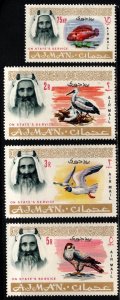 1965 Ajman Scott #- CO1-CO4 Officials-Sheik Rashid bin Humaid al Naim Set/4 MNH