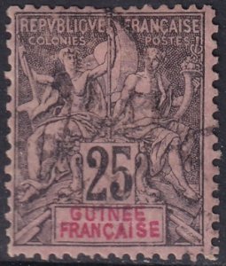French Guinea 1892 Sc 10 used