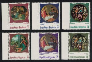 Togo Botticelli Tintoretto El Greco Religious Paintings 6v 1969 MNH