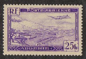 Algeria Plane Over Harbor (Scott #C5) MH Note