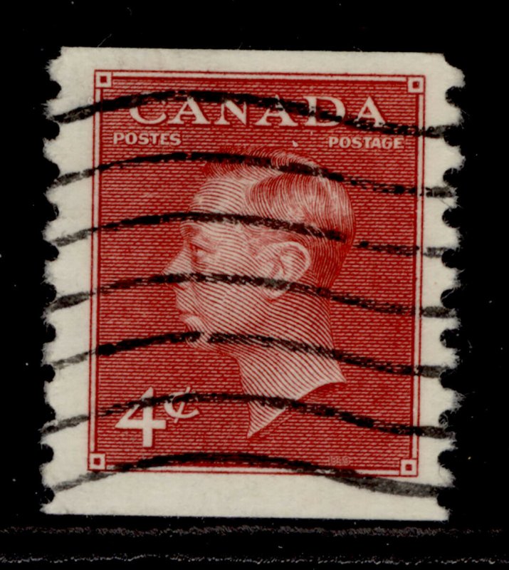 CANADA SG422, 4c carmine-lake, FINE USED. Cat £11.