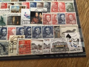 Denmark mounted mint or used stamps  A12350