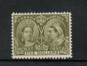 Canada #65 Very Fine Mint Very Lightly Hinged **With Certificate**