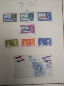 collection on pages Seychelles 1935-66 QJ: CV $125
