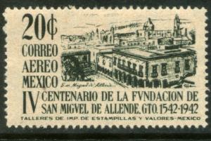 MEXICO C129, 20c San Miguel de Allende 400th Anniv MINT, NH.. F-VF.