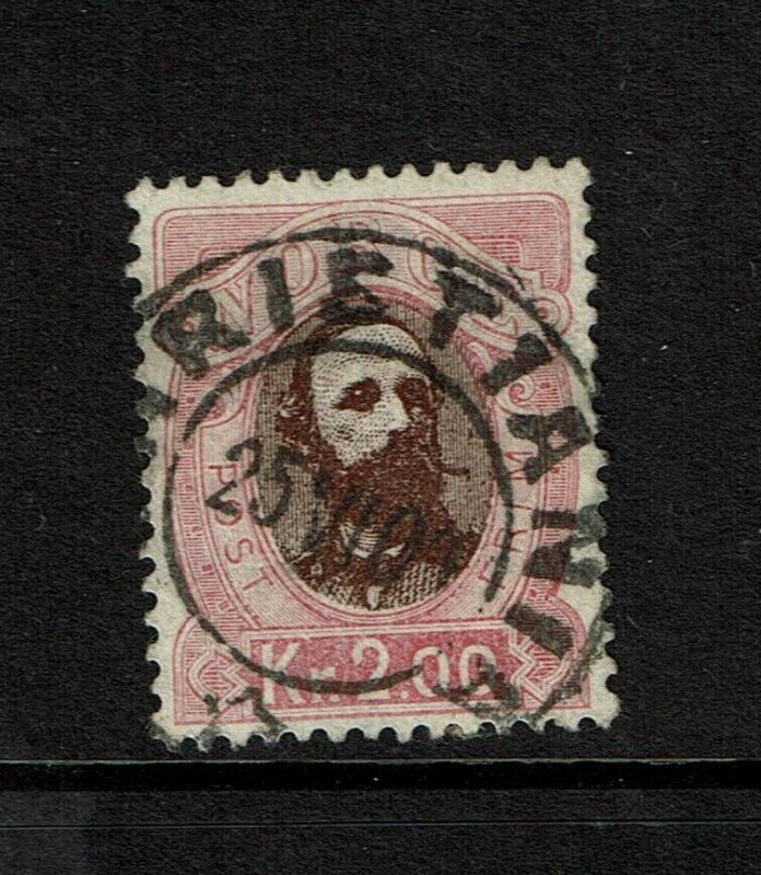 Norway SC# 34, Used, stamped on back - S9212
