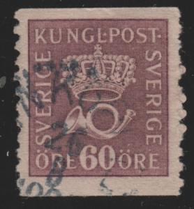 Sweden 148 Crown and Post Horn 1920