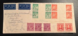 1938 Australia Airmail Cover Ashfield NSW to Turnbridge Wells Kent England
