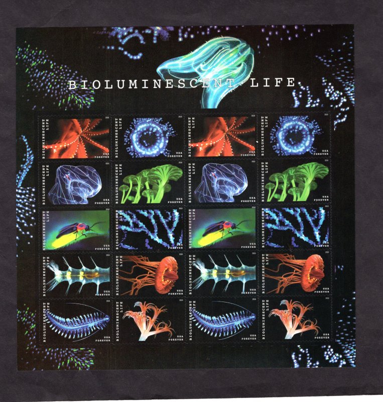 5264-5273 Bioluminescent Life, MNH sheet/20