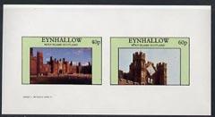Eynhallow 1982 Royal Residences imperf  set of 2 values (...