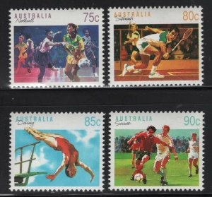 Australia 1991 Sports set Sc# 1121-24 NH