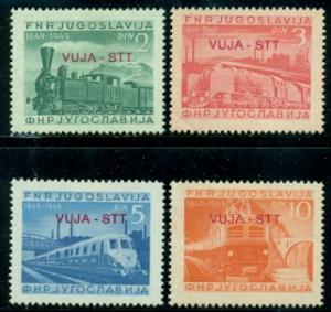 Yugoslavia Trieste B #17-20  Mint VF H  CV$28.00