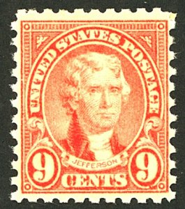 U.S. #590 MINT OG NH