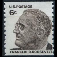 U.S.A. 1968 - Scott# 1305 Roosevelt 6c NH