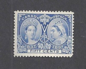CANADA # 60 MINT NH 50c ULTRAMARINE JUBILEE BS31548
