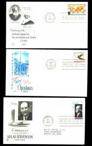 U.S. #1274, 1275 FIRST DAY COVERS