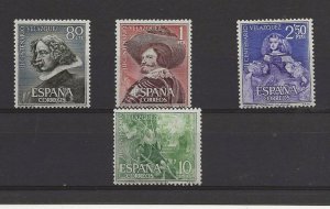 Spain 1961 Velazquez sg.1401-4 set of 4 MNH