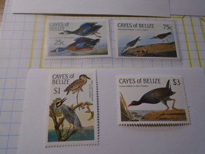 Belize Cayes  #  22-25  MNH  Birds