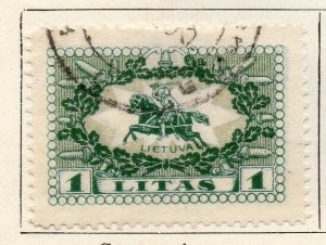 Lithuania 1927 Early Issue Fine Used 1L. 055508