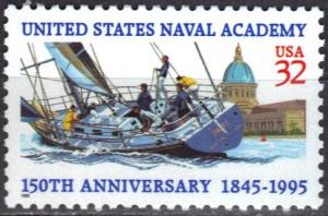 #3001, Single.  \U.S. Naval Academy\, MNH. .32 cent