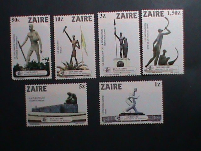 ​ZAIRE-1980 SC# 1115-20-WORLD FAMOUS KINSHASA MONUMENTS -MNH SET VERY FINE