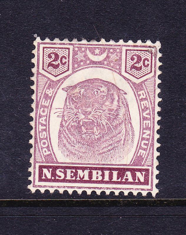 NEGRI SEMBILAN  1895-99  2c TIGER   MLH  SG 6