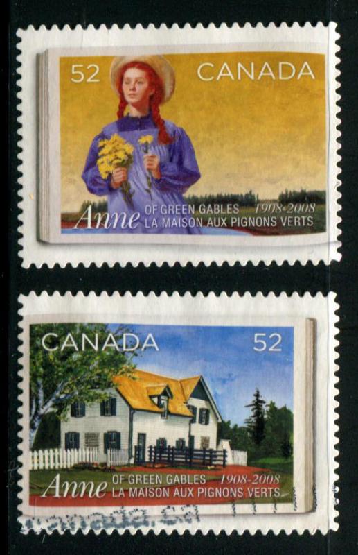 2277-2278 Canada 52c Anne of Green Gables SA, used