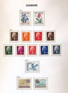 DENMARK 1970/76 MNH Unused Sheets Wildlife (Appx 100+) (job 750)