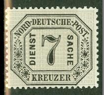 North German Confederation O9 mint CV $45