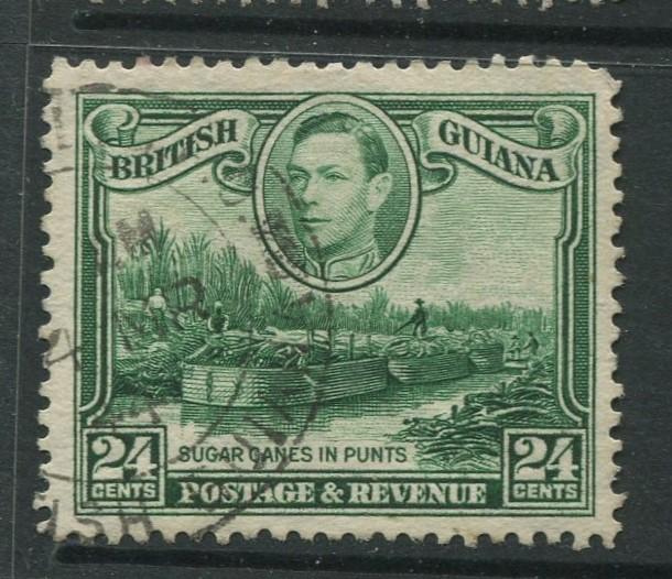 British Guiana - Scott 234 - KGVI- Definitive -1938 - FU - Single 24c Stamp