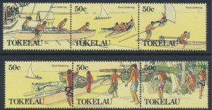 Tokelau Islands  SC# 163-164 MNH  Food Gathering  see details & scans    