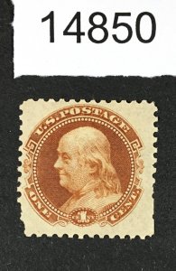 MOMEN: US STAMPS # 123 MINT OG H $525 LOT #14850