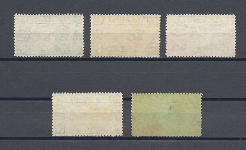 NEW HEBRIDES 1938 SG D6/D10 MNH