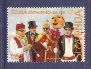 Slovenia 2009 Carnival Costumes Mask SPECIMEN MNH # 2763-MXL