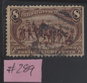 STAMP STATION PERTH US    #289 Used
