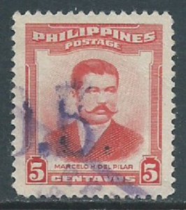 Philippines, Sc #592, 5c Used
