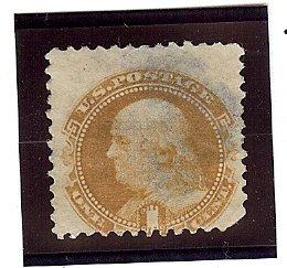 U.S. Used Scott #112 1 Cent Buff