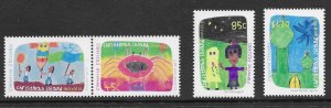 Christmas Island 418-21  1999 set 4  VF NH