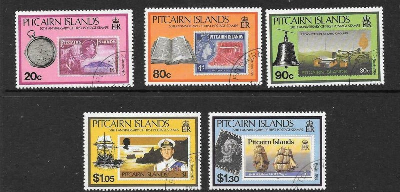 PITCAIRN ISLANDS SG380/4 1992 WILLIAM BLIGH  FINE USED