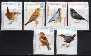 Bulgaria 3281-86 - Mint-NH - Birds (1987) (cv $3.45)