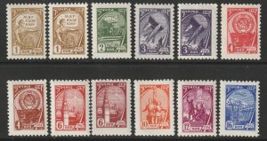 Russia 1961 Sc 2439-48 set MNH**