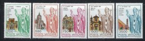 Vatican 890-94 MNH 1991 set (fe3612)