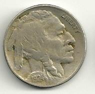 1924 - Buffalo Nickle - Extemely Fine