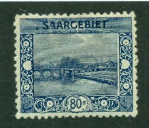 Saar 1921 #76 MH SCV (2024) = $0.75