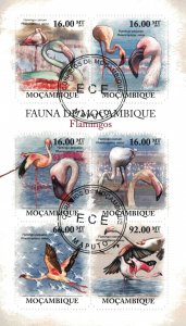 MOZAMBIQUE 2011 - Flamingos / minisheet