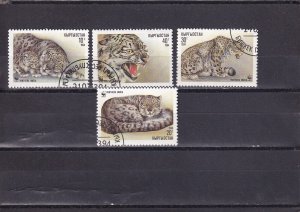 SA03 Kyrgyzstan 1994 The Snow Leopard used stamps