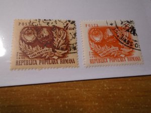 Romania  #  809-10   used