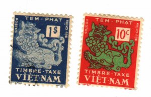 Vietnam #J1, J6 used