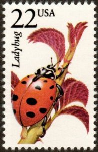 United States 2315 - Mint-NH - 22c Ladybug (1987) (cv $1.00)